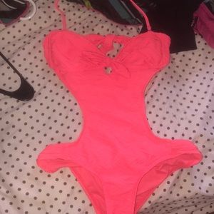 One piece bathing suit